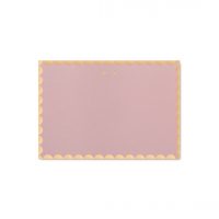 Dusty pink scalloped notecards