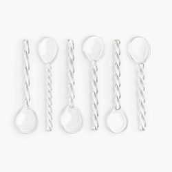 Twist gelato spoon set